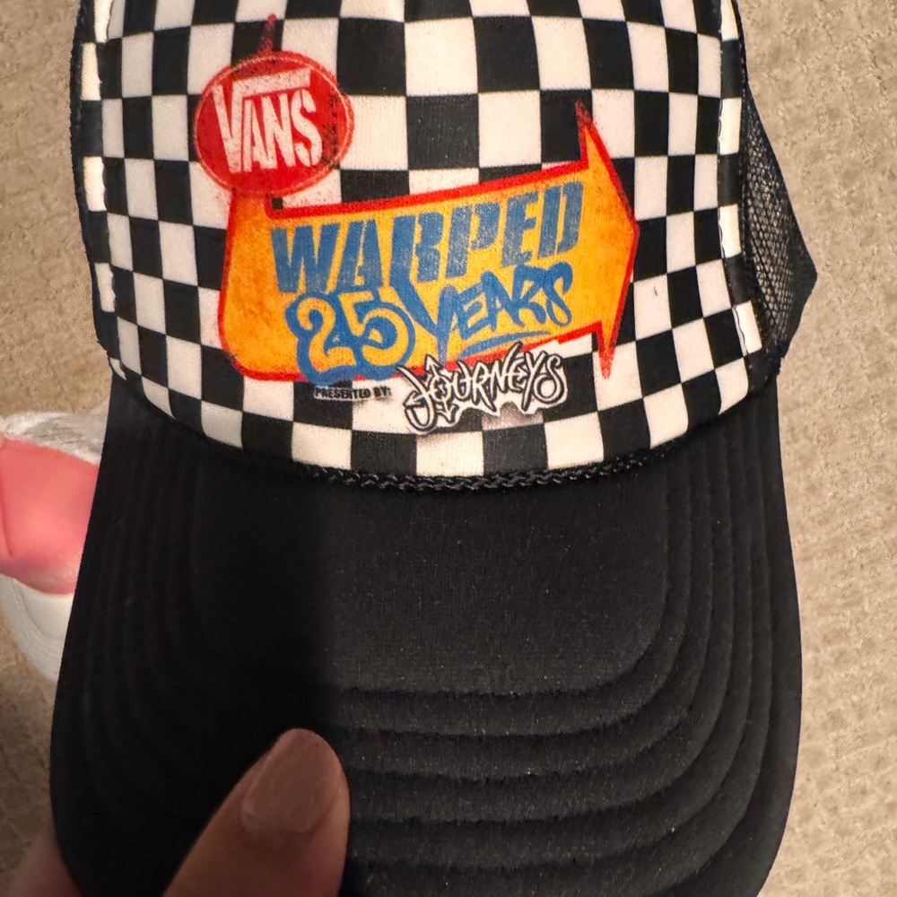 Vans WARPED TOUR 25 years merch hat